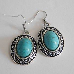 Fashion Jewelry Tibetan Silver Vintage Turquoise
